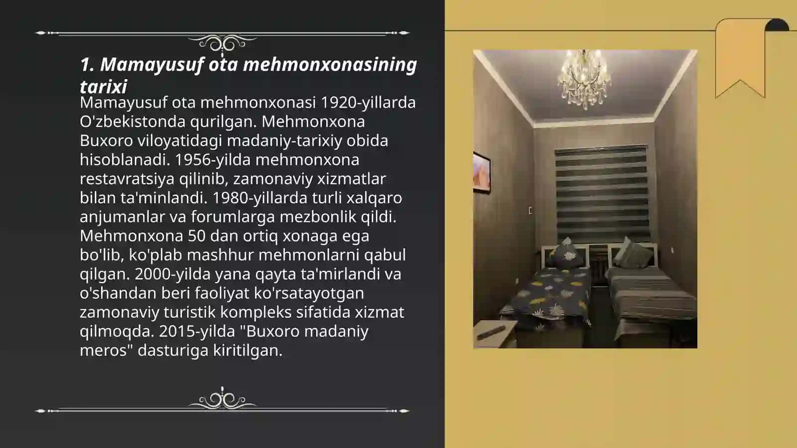 Mehmonxona "Mamayusuf ota" 3