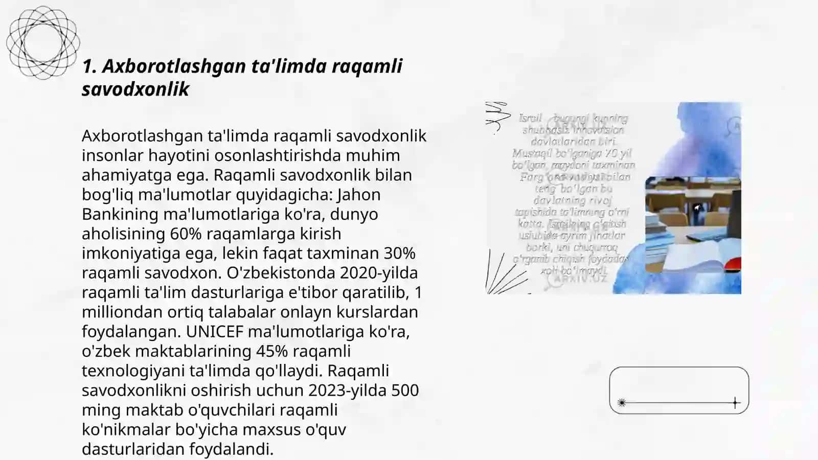 Axborotlashgan ta'limda raqamli savodxonlik 3