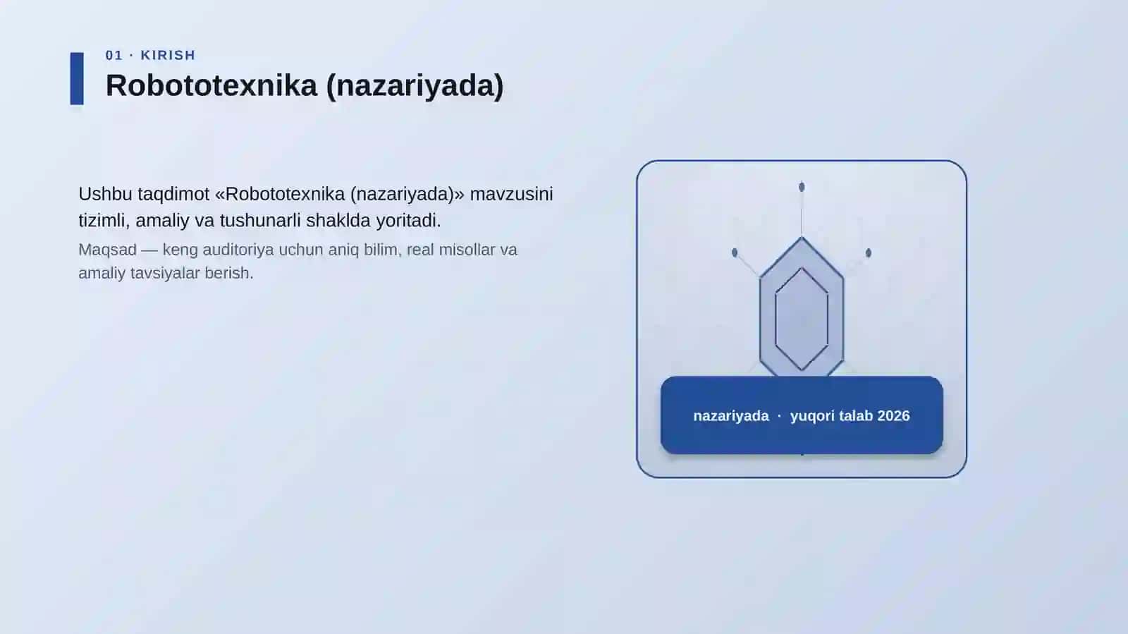 Robototexnika (nazariyada) 3