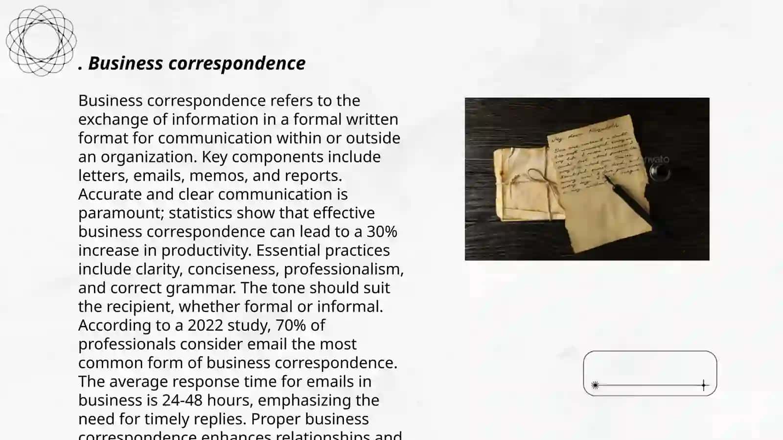 Business correspondence 3