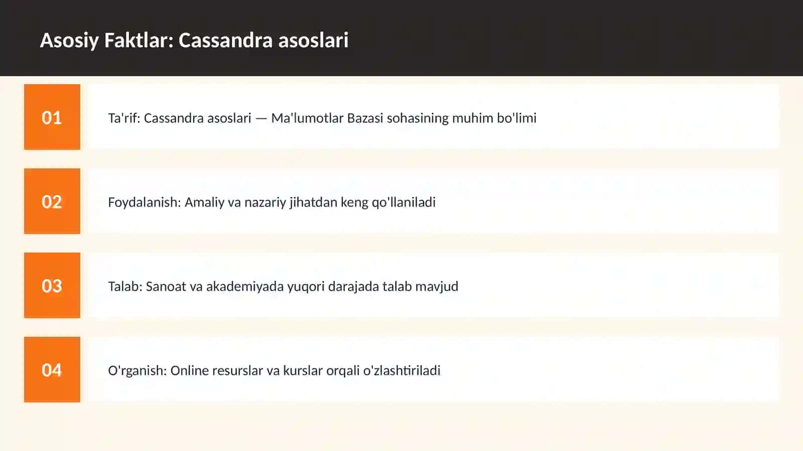 Cassandra asoslari 3