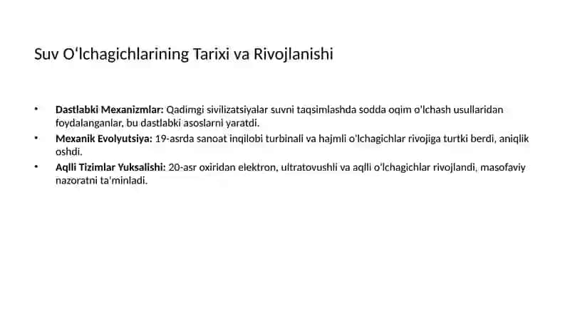 Suv oʻlchagich asboblari 3