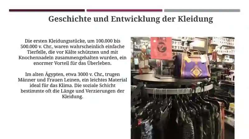 Die Kleidung 3