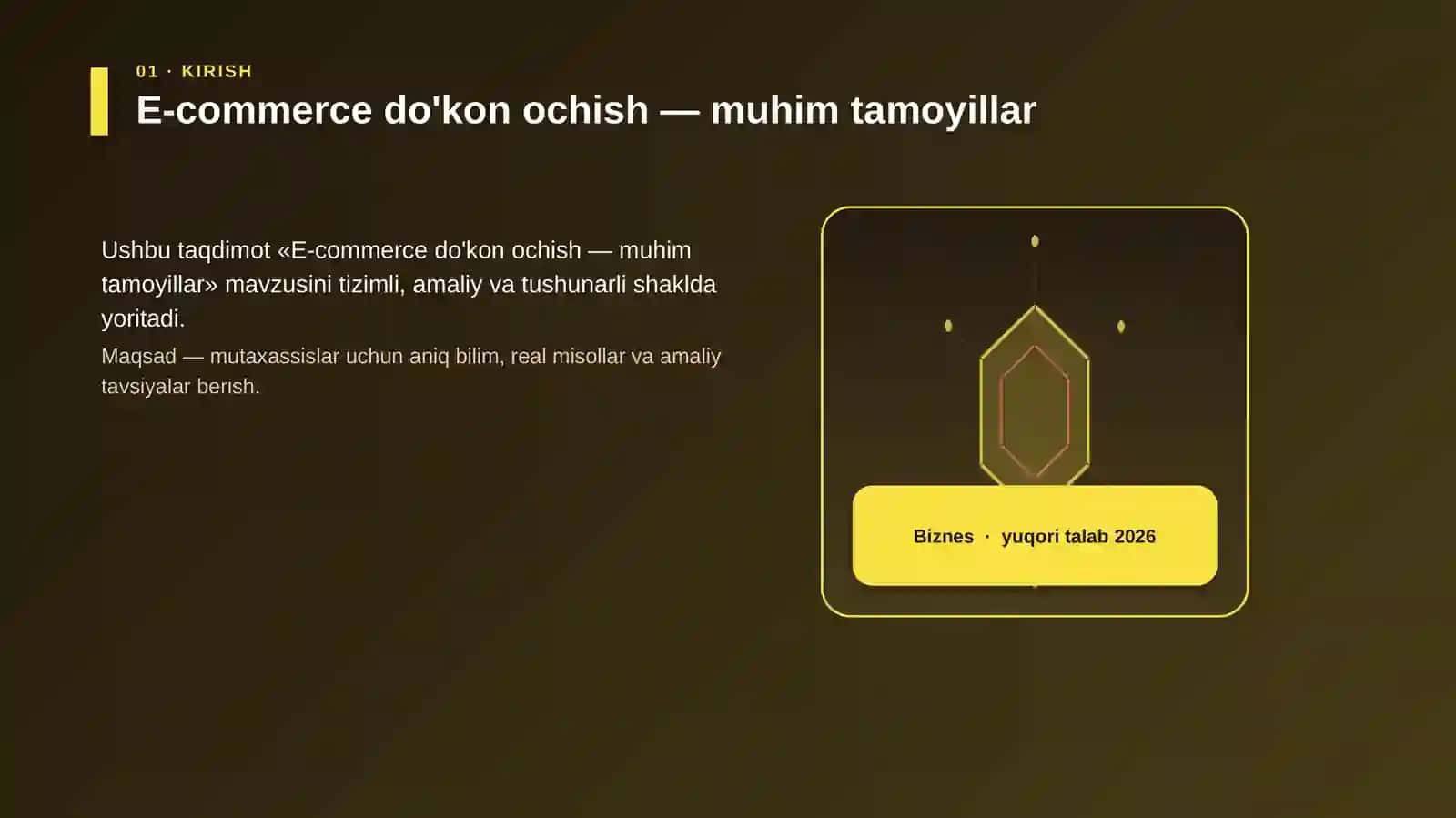 E-commerce do'kon ochish — muhim tamoyillar 3