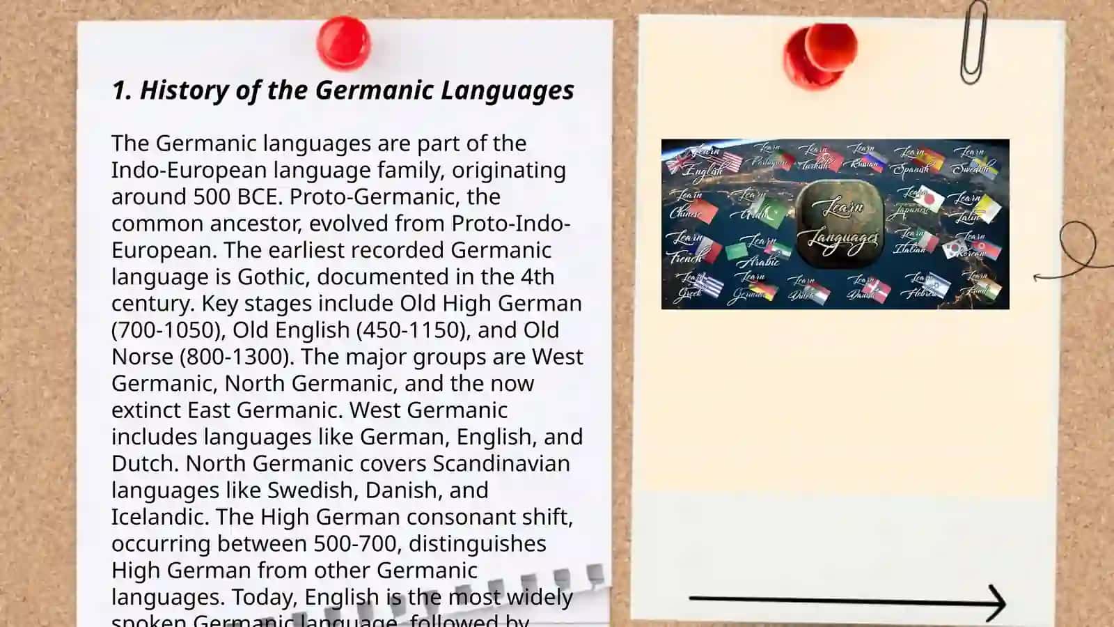 Plan: History of the Germanic Languages 3