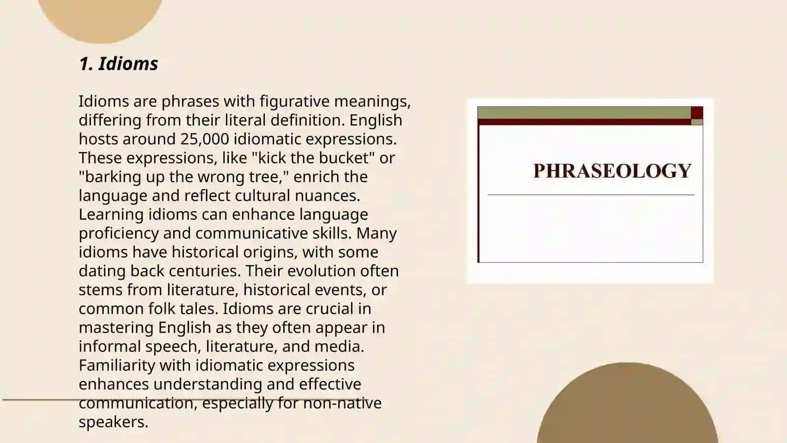 Phraseology 3