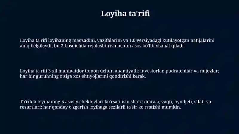 Qurilish faoliyatini rejalashtirish asoslari 3