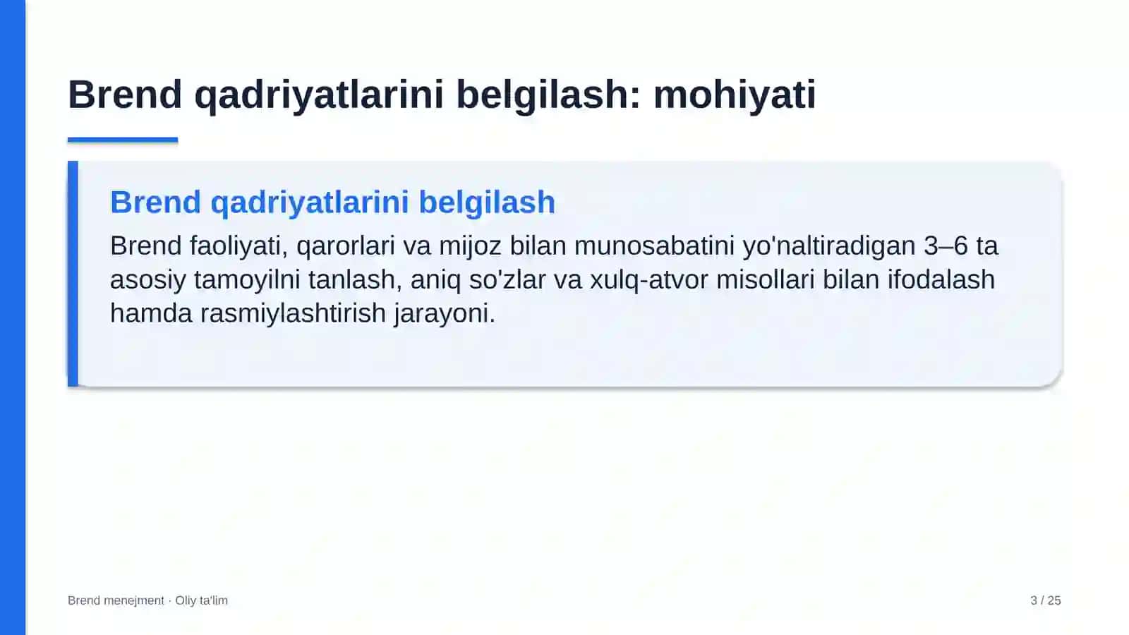Gastronomik turizmda brend qadriyatlarini belgilash 3