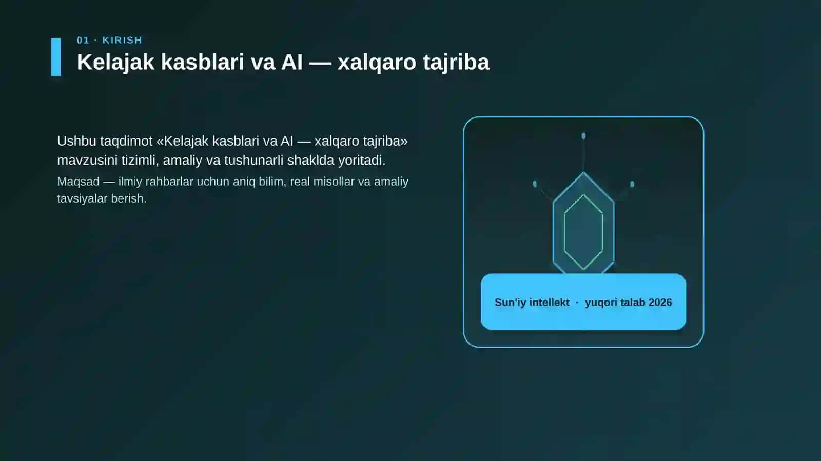 Kelajak kasblari va AI — xalqaro tajriba 3