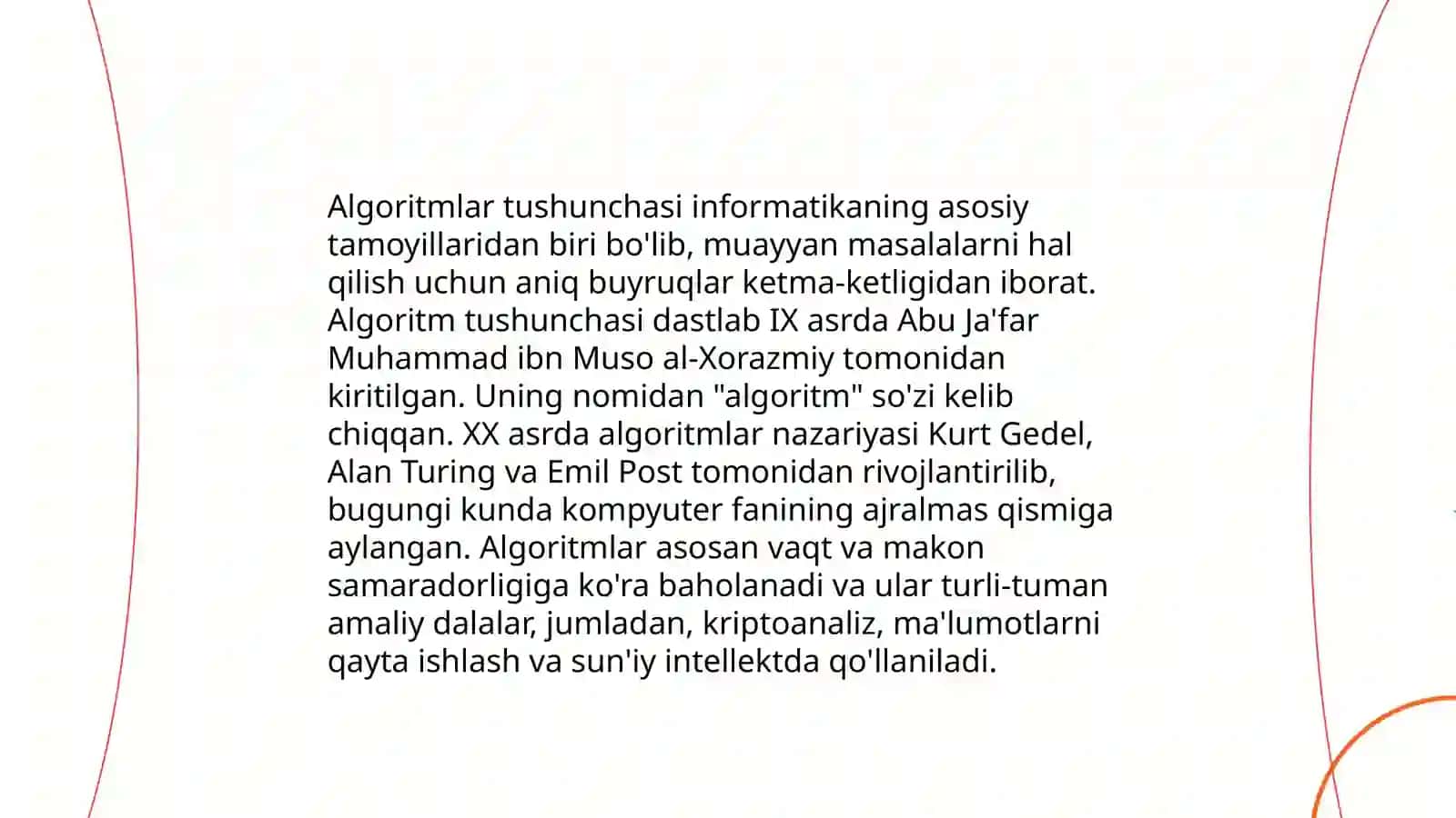 Algoritimlashtirish va dasturlash asoslari 3