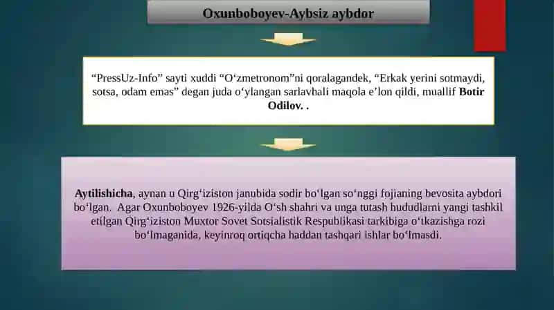 Yo’ldosh Oxunboboyev faoliyati 3