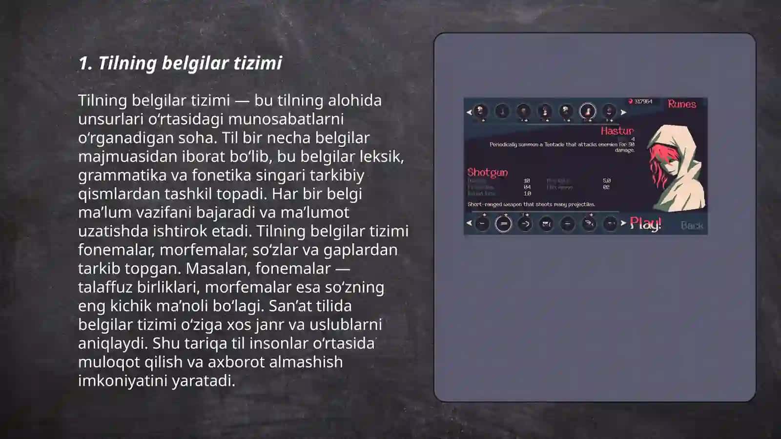 Tilning belgilar tizimi 3