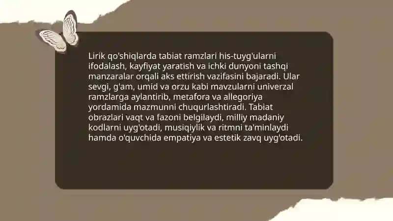 Lirik qo'shiqlarda ramziylik 3