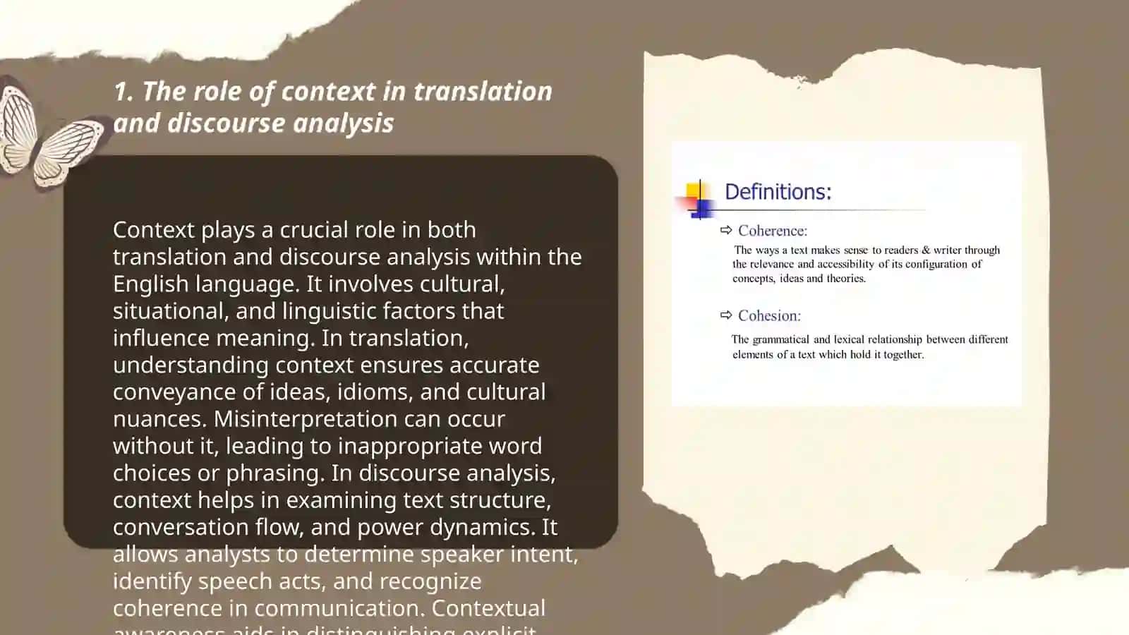 Translation and discourse analysis 3
