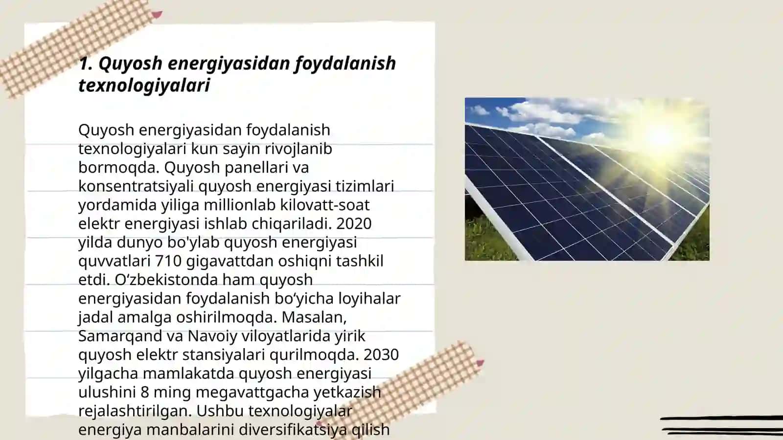 Quyosh energiyasi 3
