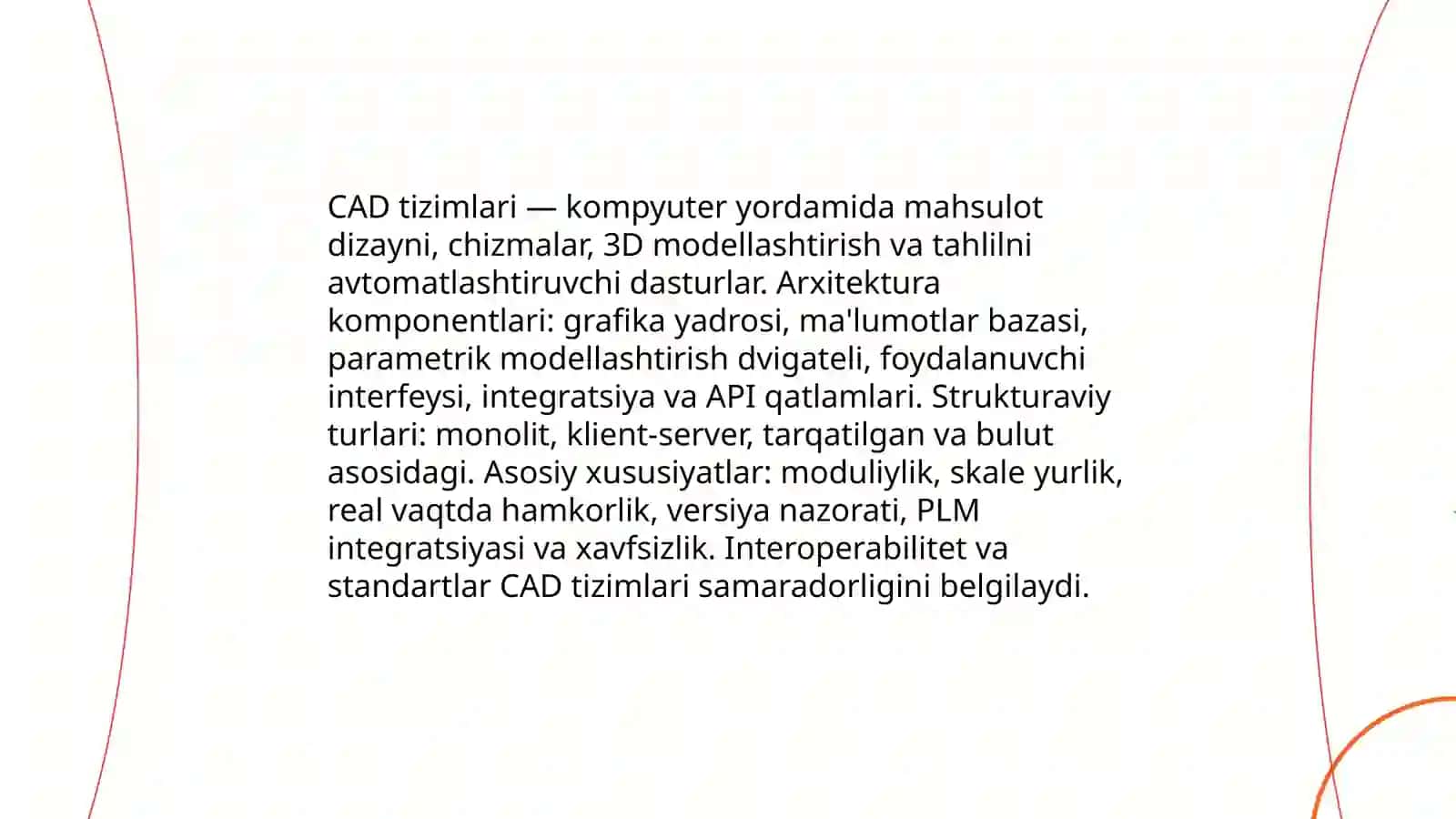 CAD tizimlari 3