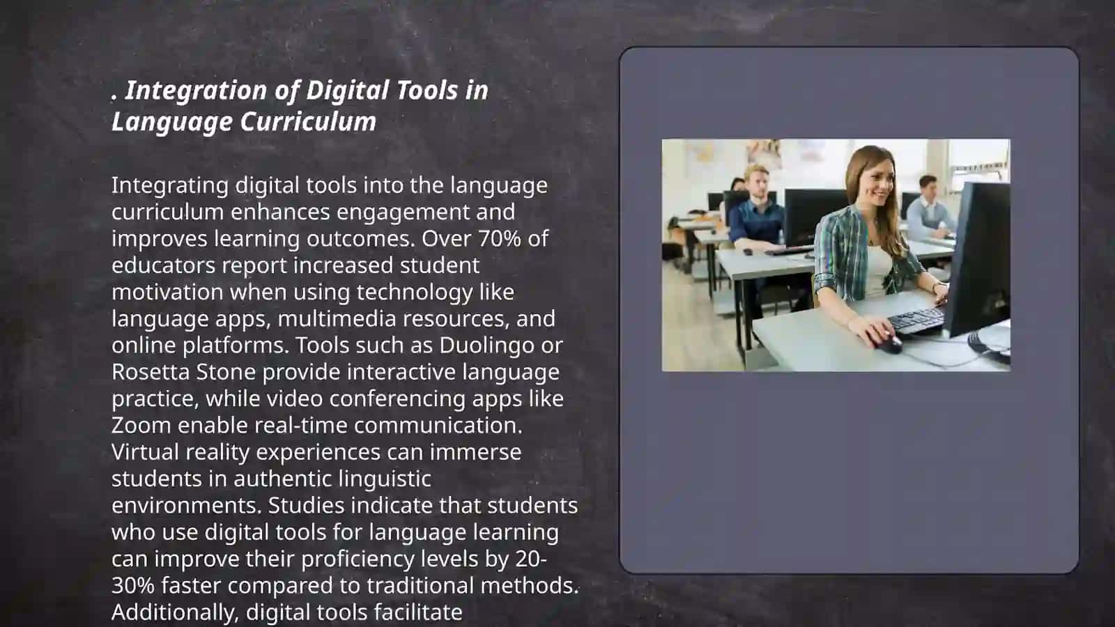 Methodology for using computer training programmes in English lessons 3