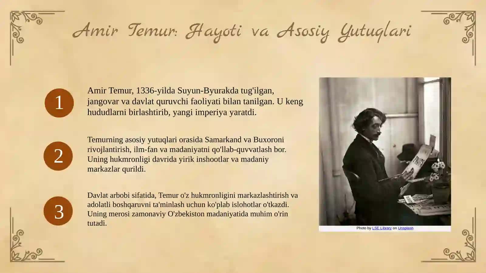 Amir Temur davlat  arbobi 3