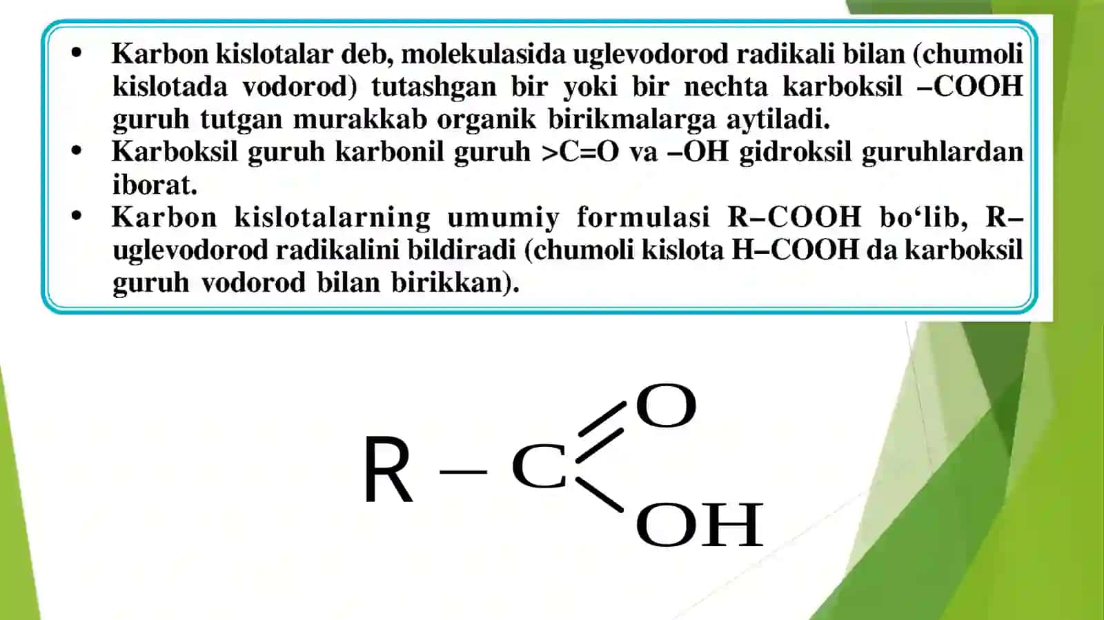 Karbon kislotalar 3
