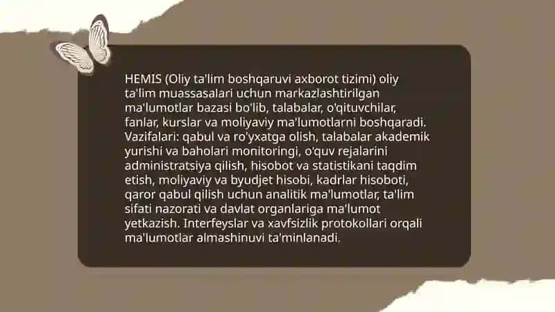 HEMIS tizimi 3