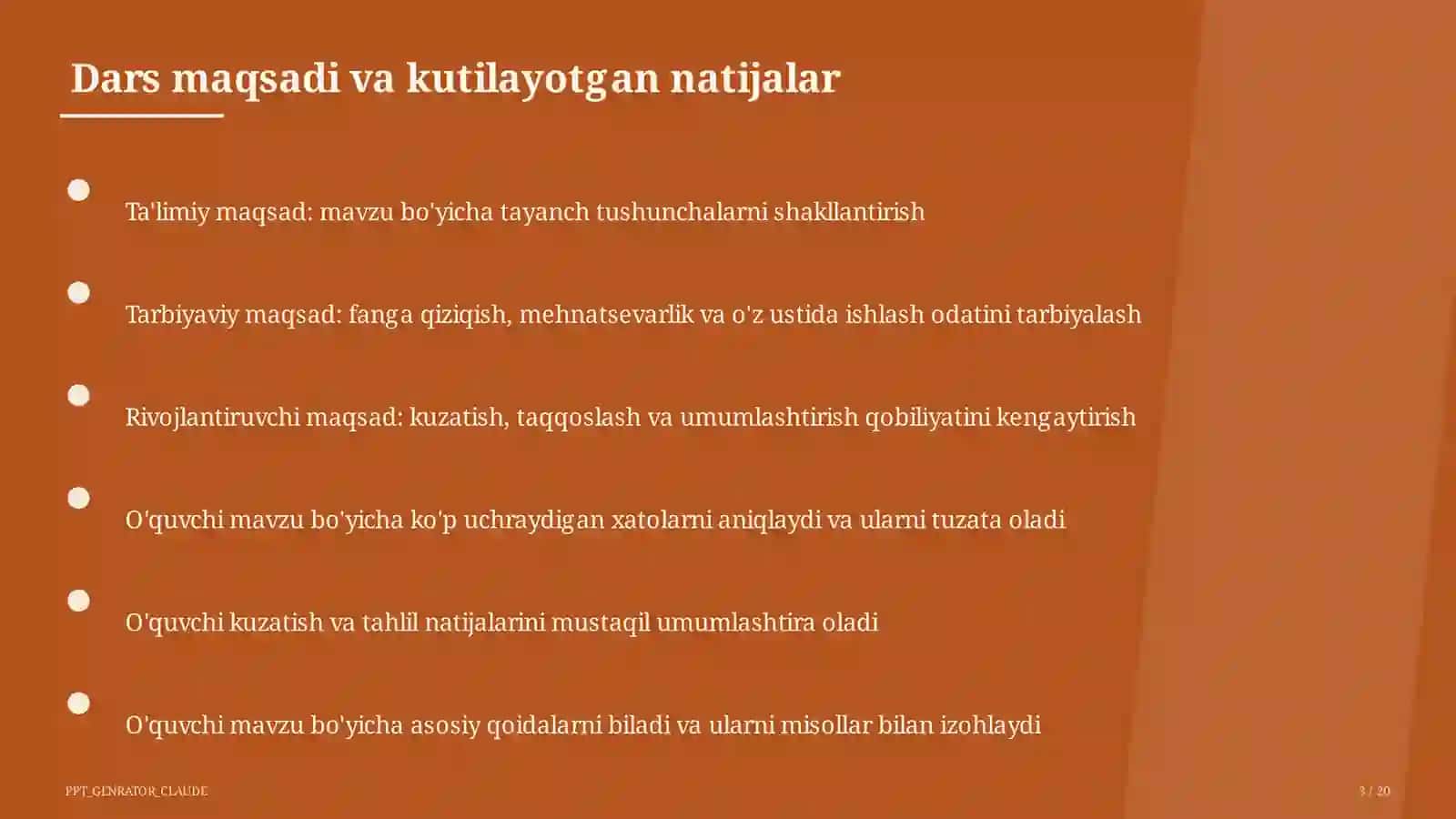 PowerPoint dasturida taqdimot yaratish (7-sinf) 3