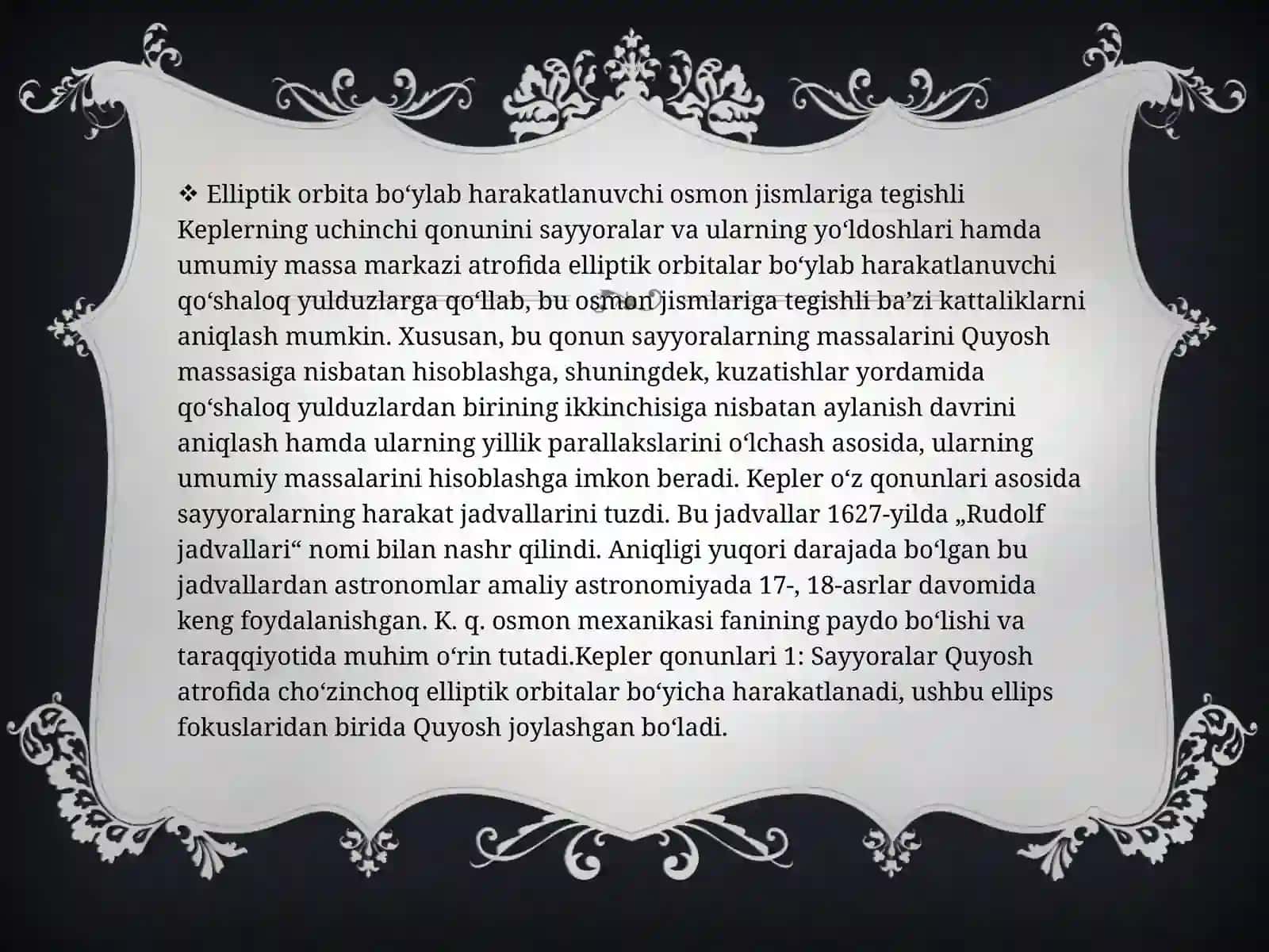 Keplerqonunlari 3