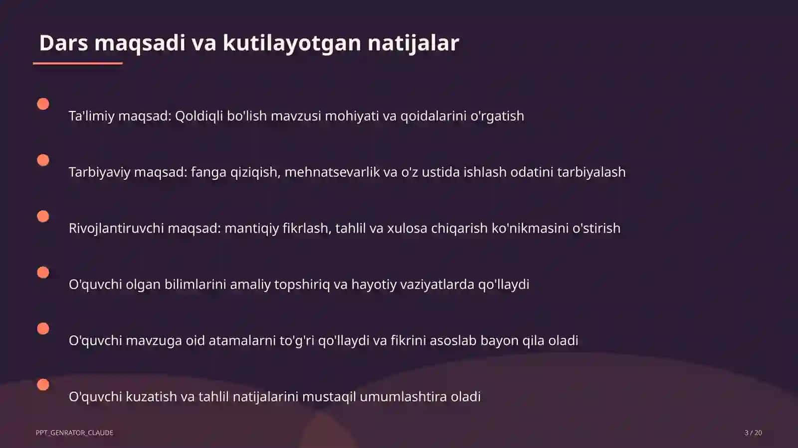 Qoldiqli bo'lish (3-sinf) 3