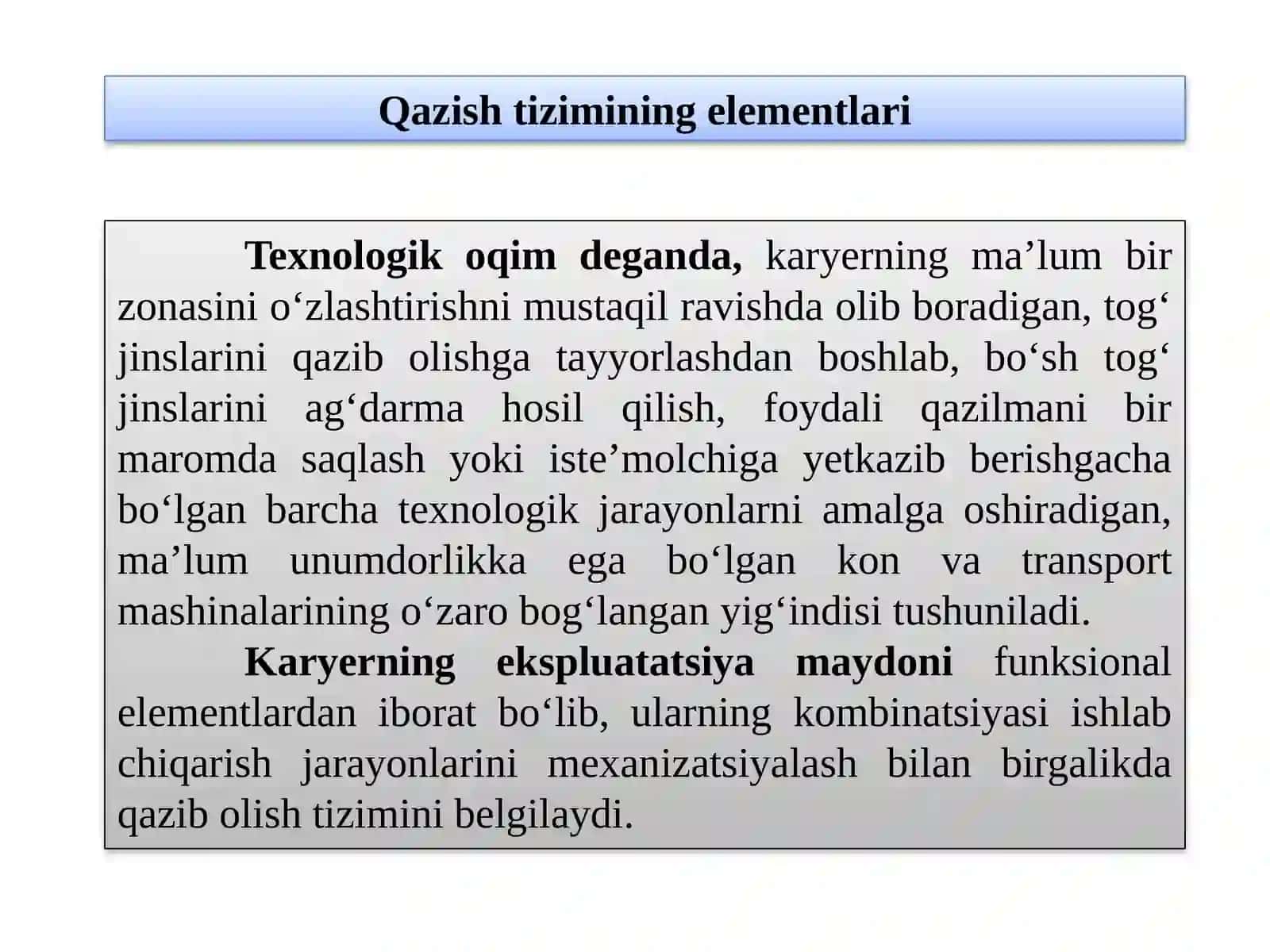 Qazishtizimlari tasnifi 3