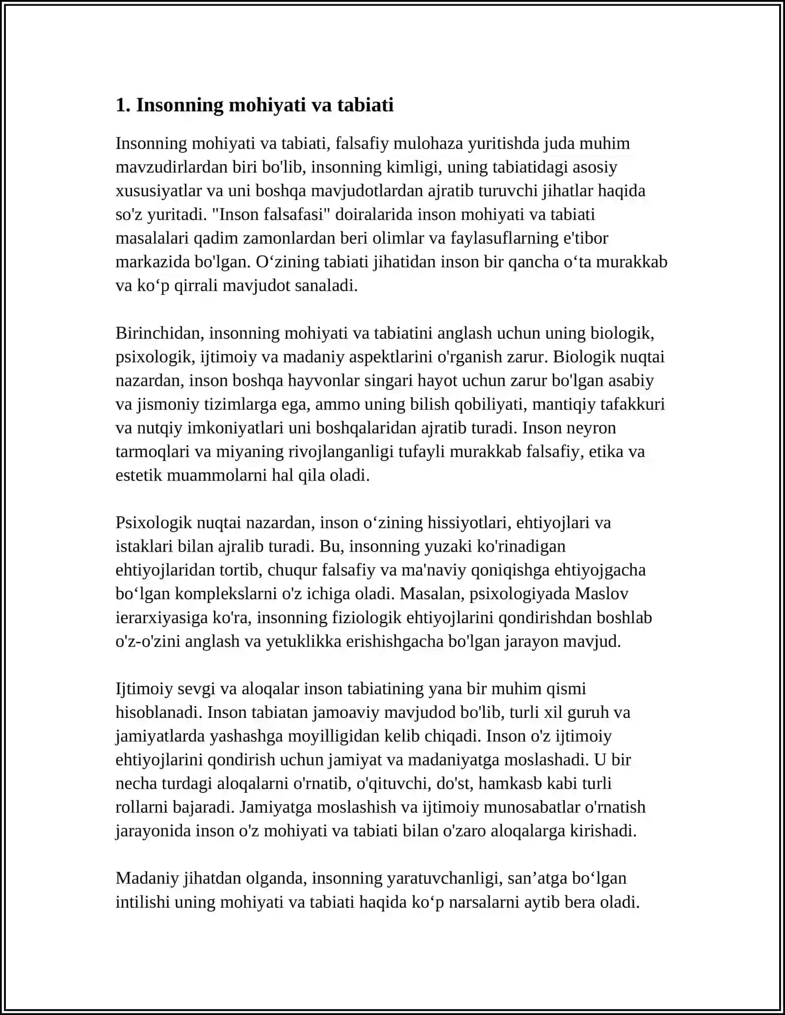 INSON FALSAFASI 3