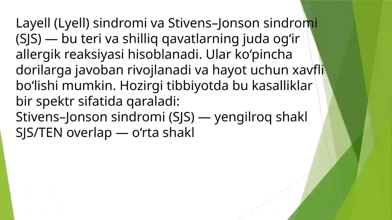 Layell va Stiven-Djonson sindromi 3