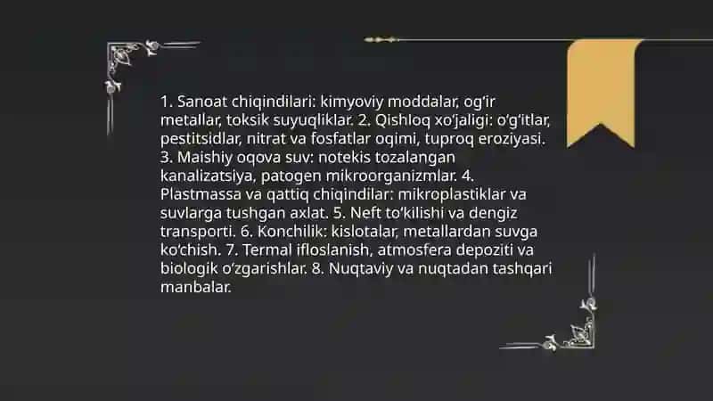 Suvning ifloslanishi 3