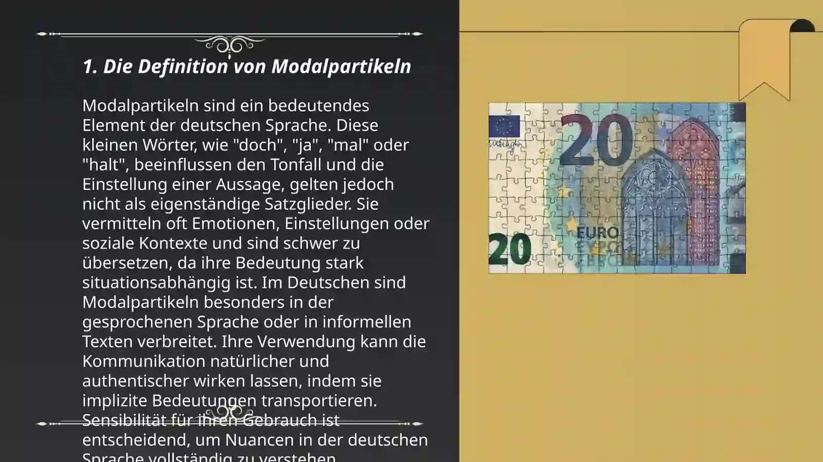 Die Verwendung von Modalpartikeln im Deutschen 3