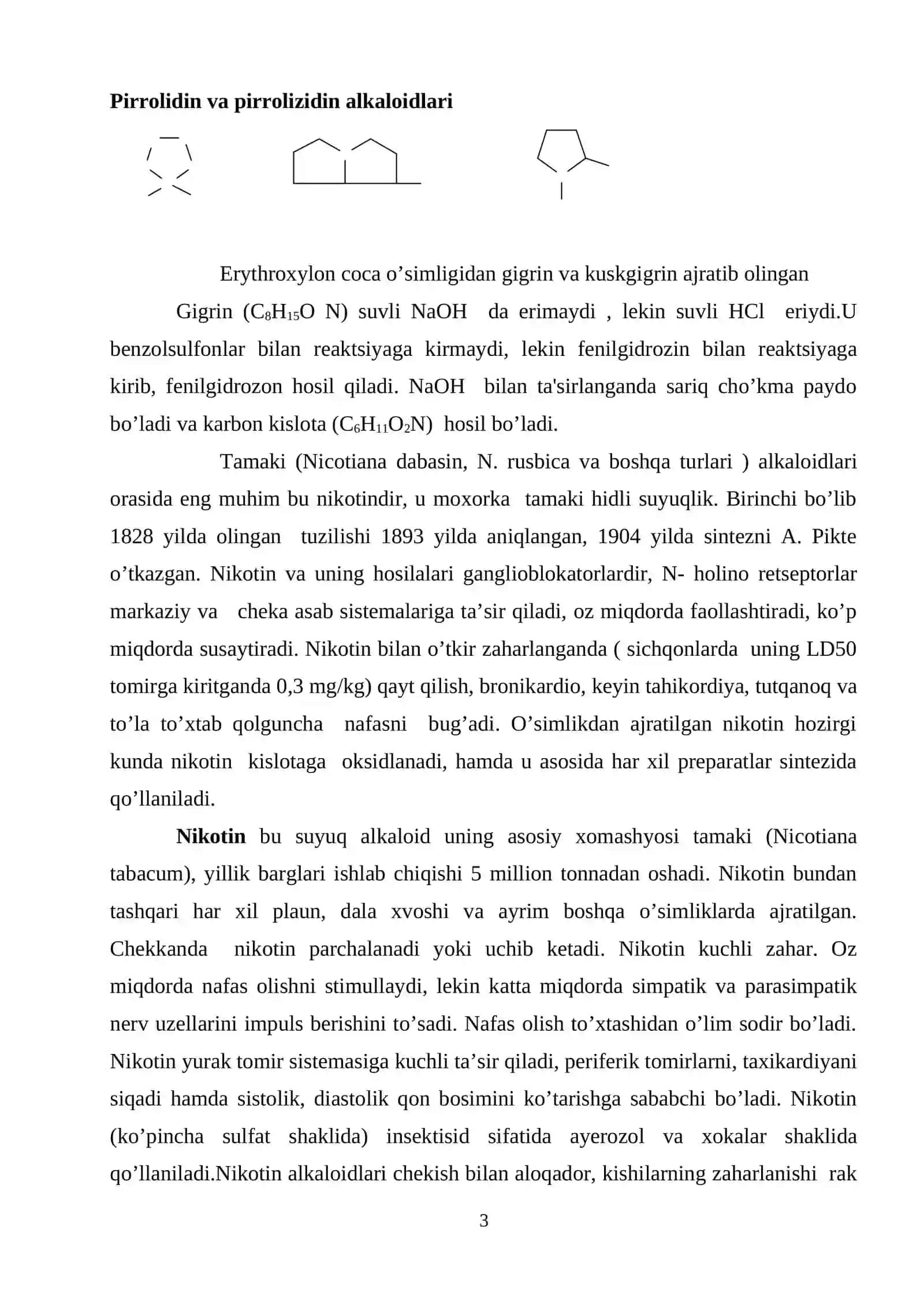 Pirrolidin 3
