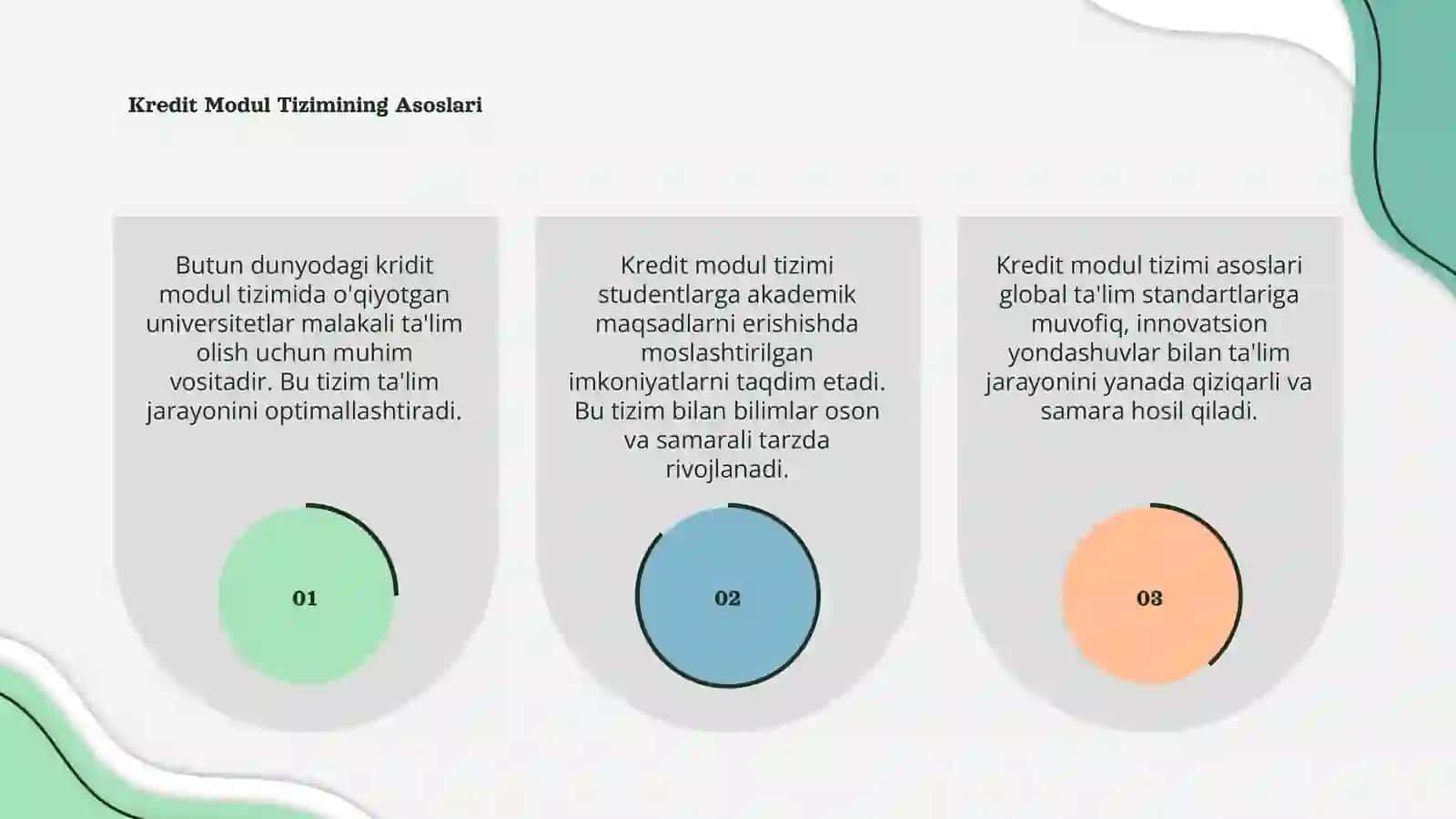 Kredit Modul Tizimining Asoslari 3