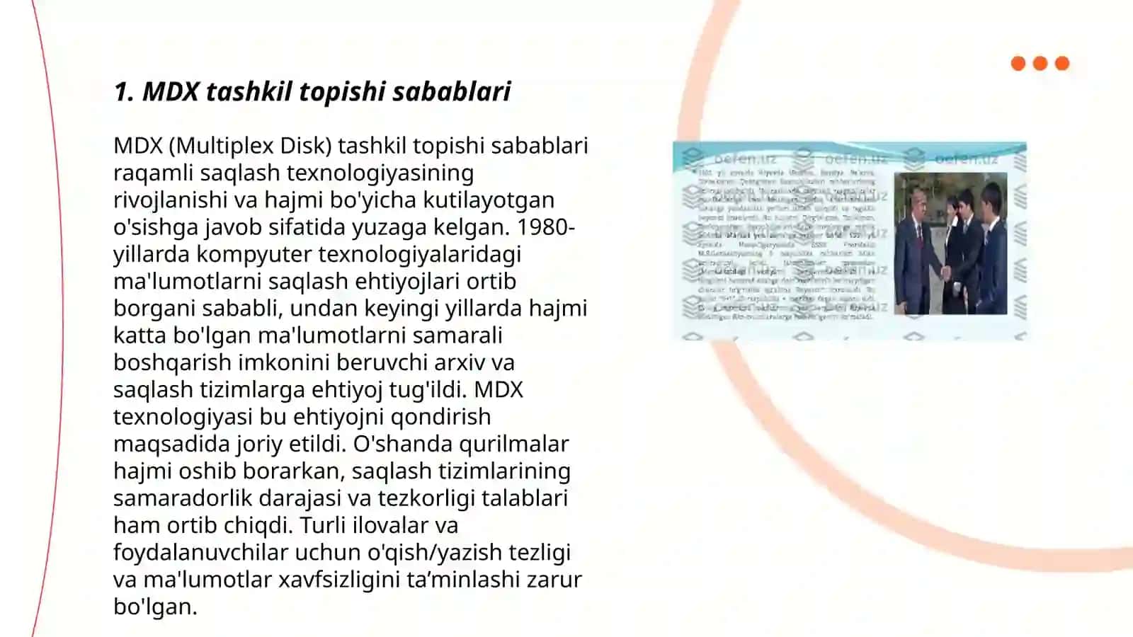 MDX (Multiplex Disk) tashkil topishi 3