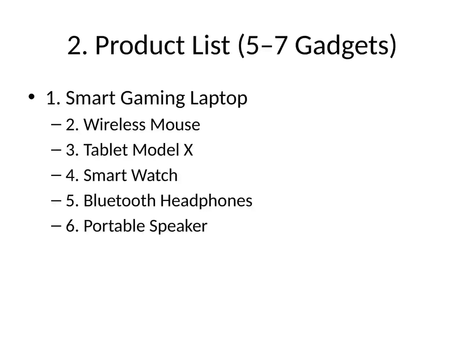 PBL Project: Our Dream Gadget Store 3