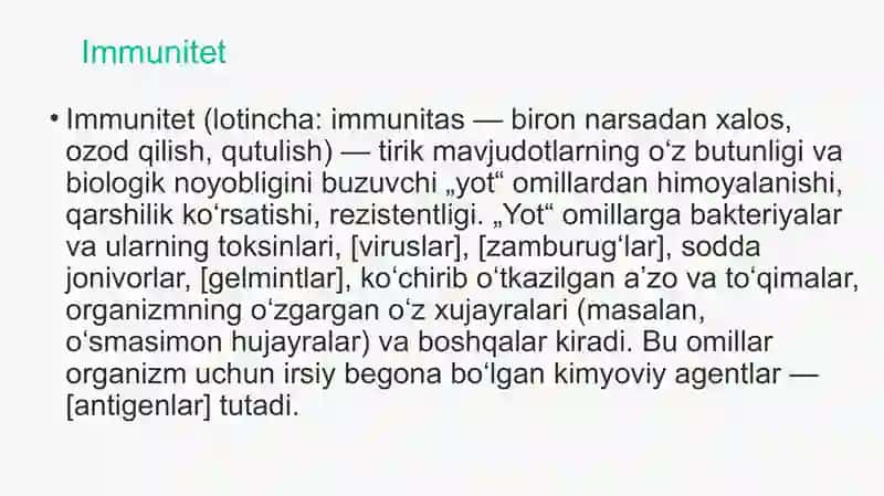 Immunitet 3