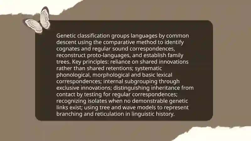 Genetic Typology 3