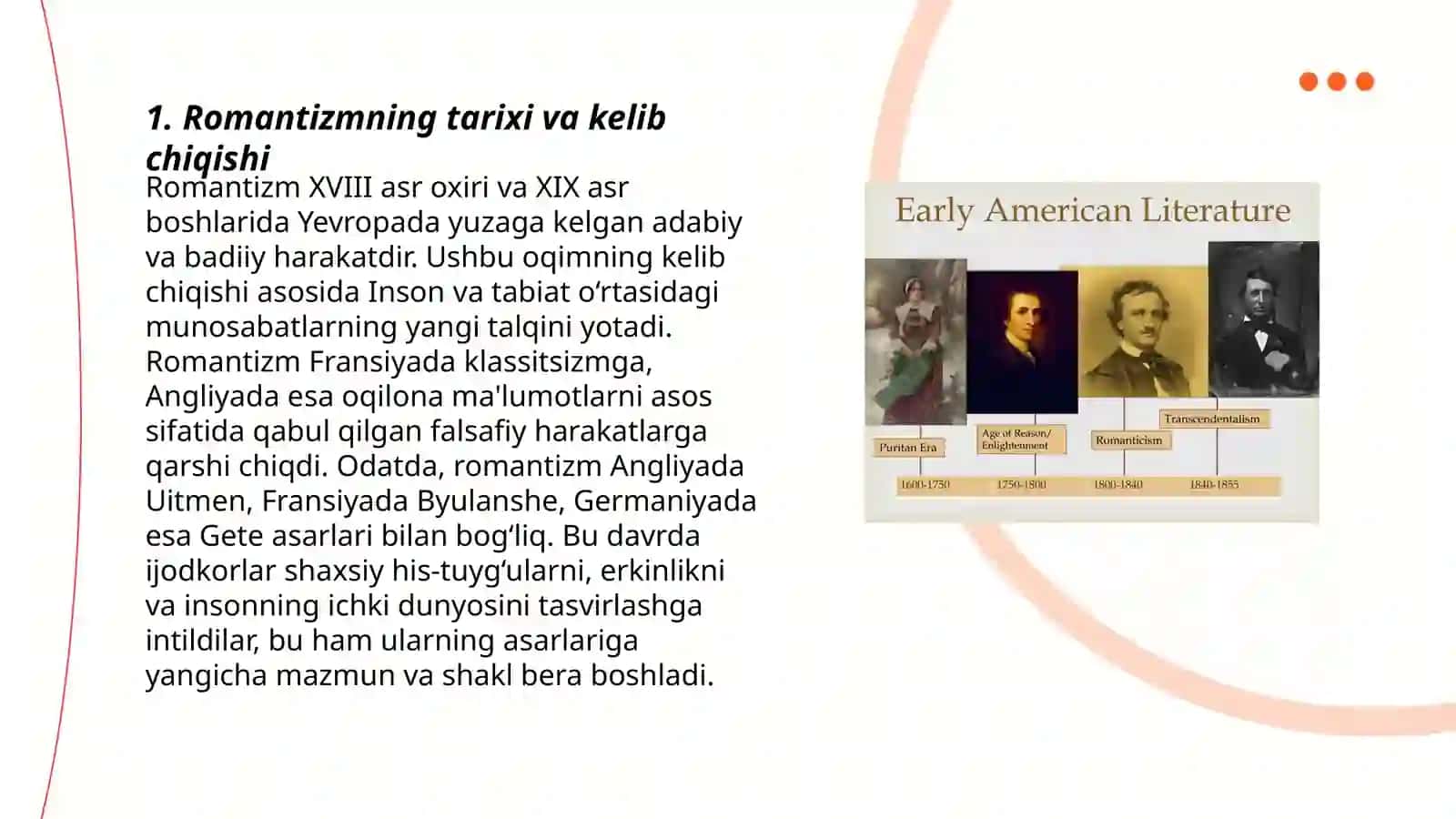 Ingliz adabiyoti romantizmi 3