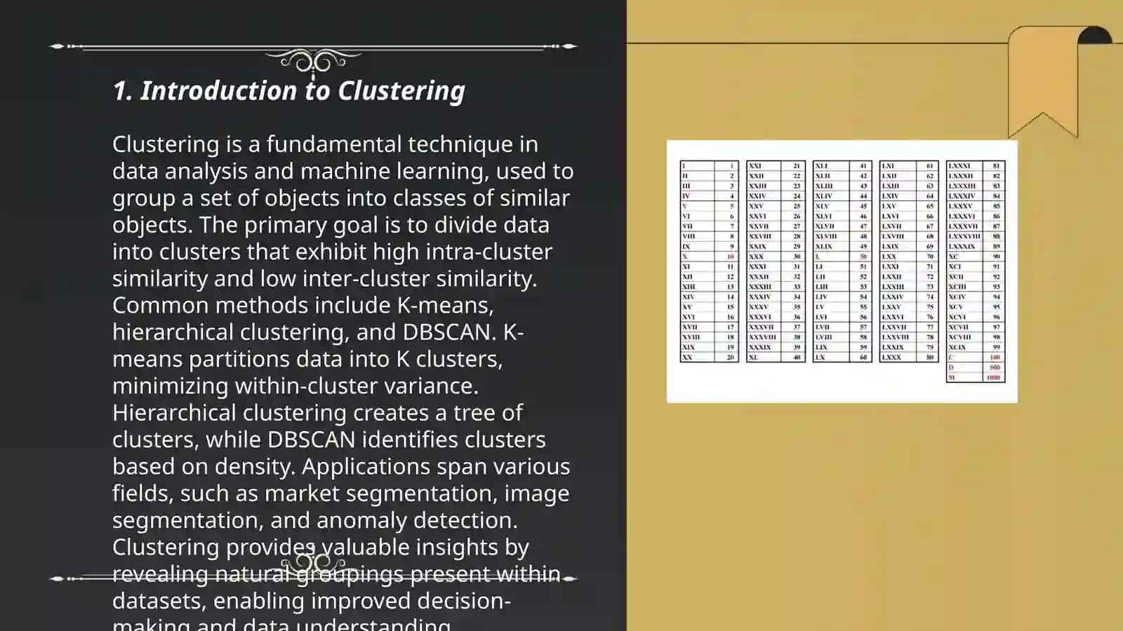 Initial and final clusters 3