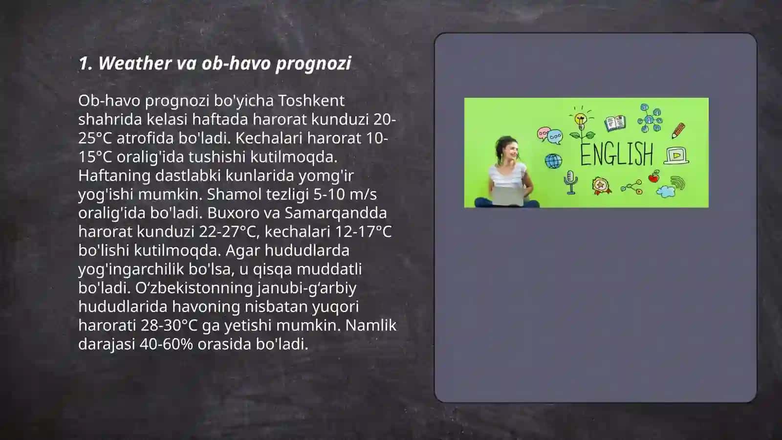 Topic: Weather 3