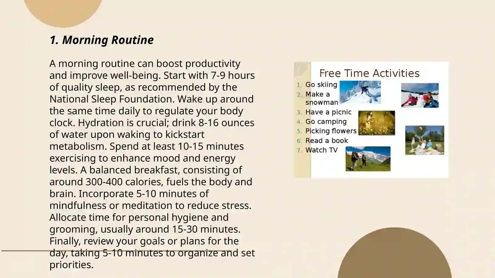 Morning Routine 3