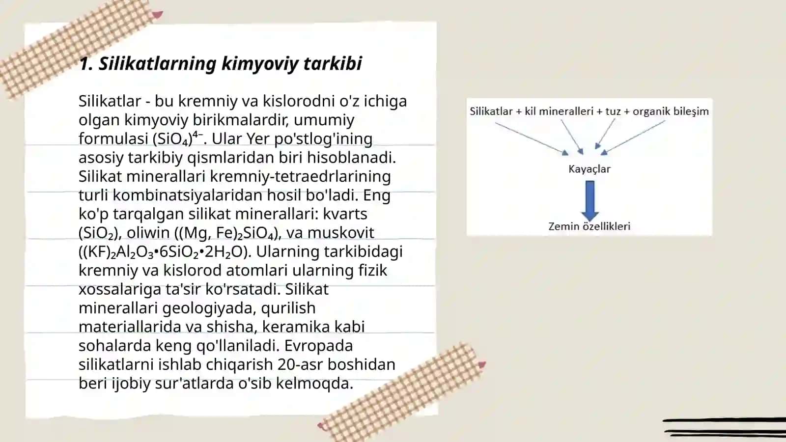 Silikatlar 3