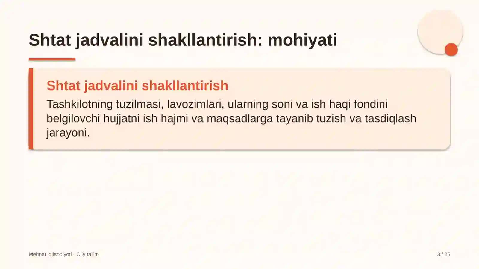 buyurtmaxonalarda shtat jadvalini shakllantirish 3717 3