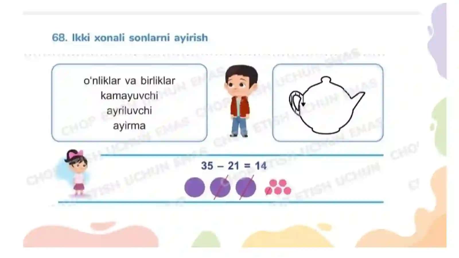 1-sinf matematika 3