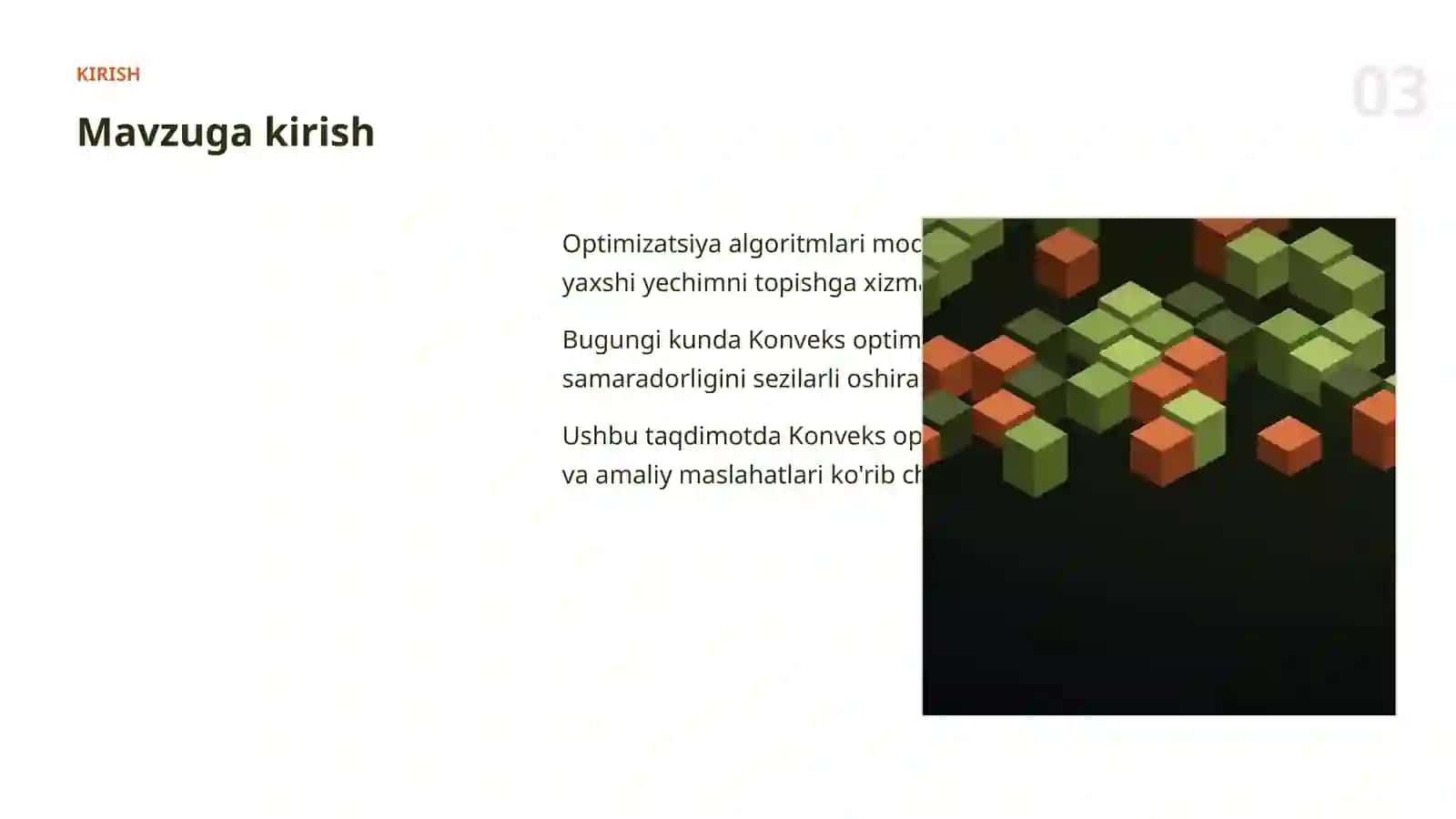 Optimizatsiya algoritmari 3