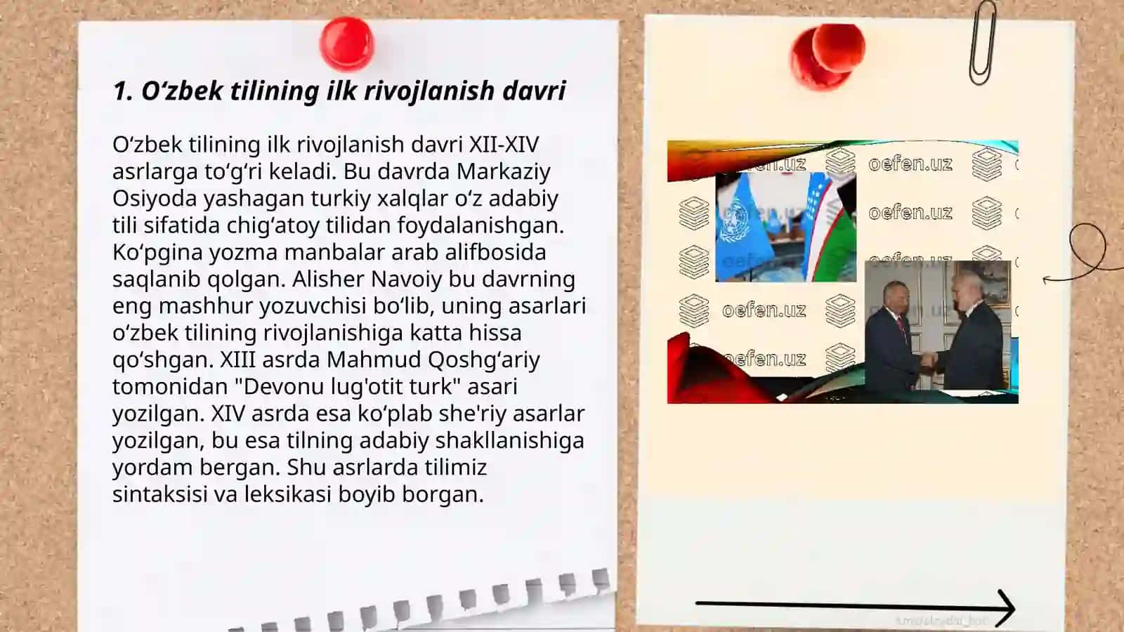 Oʻzbek tilining rivojlanish bosqichlari 3