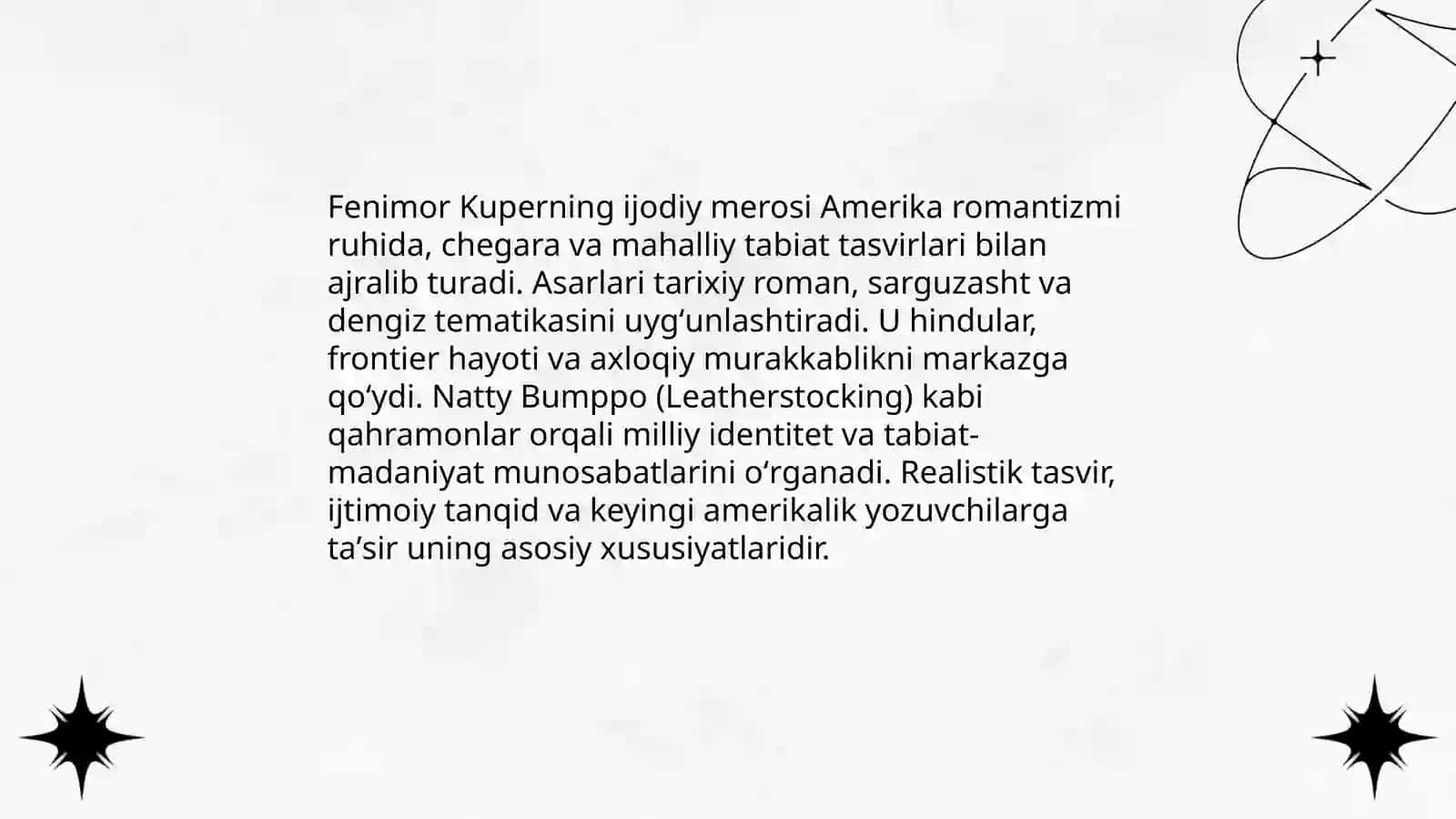 Fenimor Kuper ijodiy merosi 3