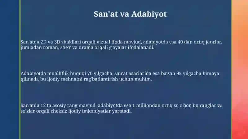 San'at va Adabiyot 3