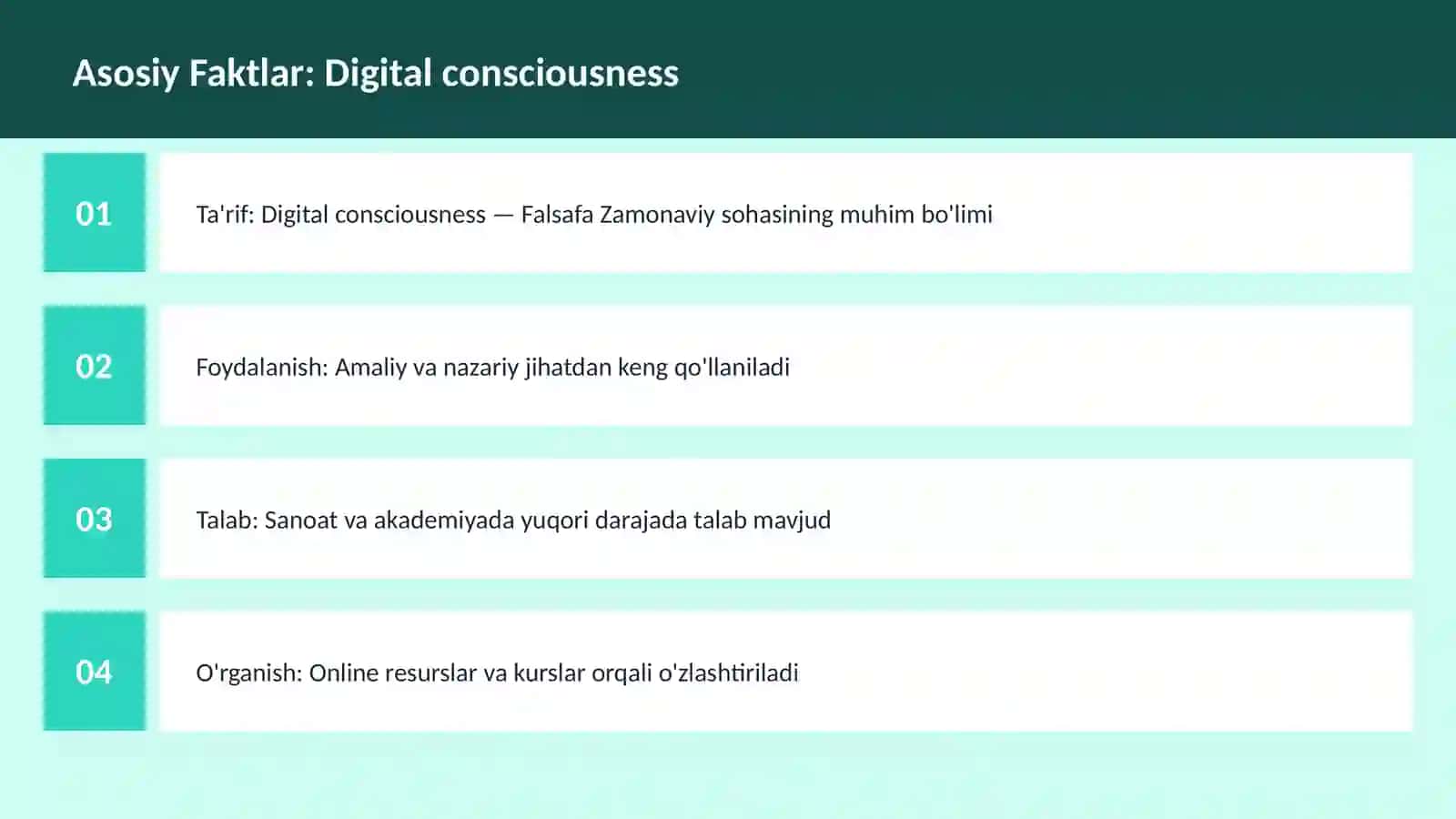 Digital consciousness 3